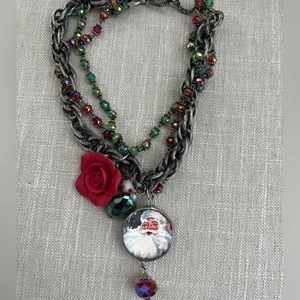 Art by Amy holiday necklace